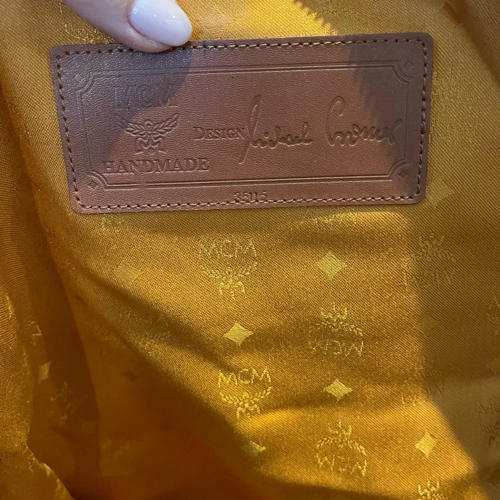 MCM large Brown Monogram Bag
